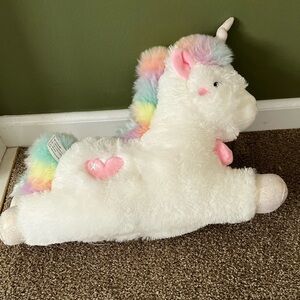 FAO Swartz Unicorn Color Changing Light Up Music Stuffed Animal